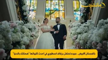 بالفستان الأبيض.. عبيدة تحتفل بزفاف أسطوري في أحدث كليباتها “ضحكتك بالدنيا”